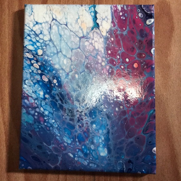 Custom Acrylic pour art canvas - Picture 1 of 1
